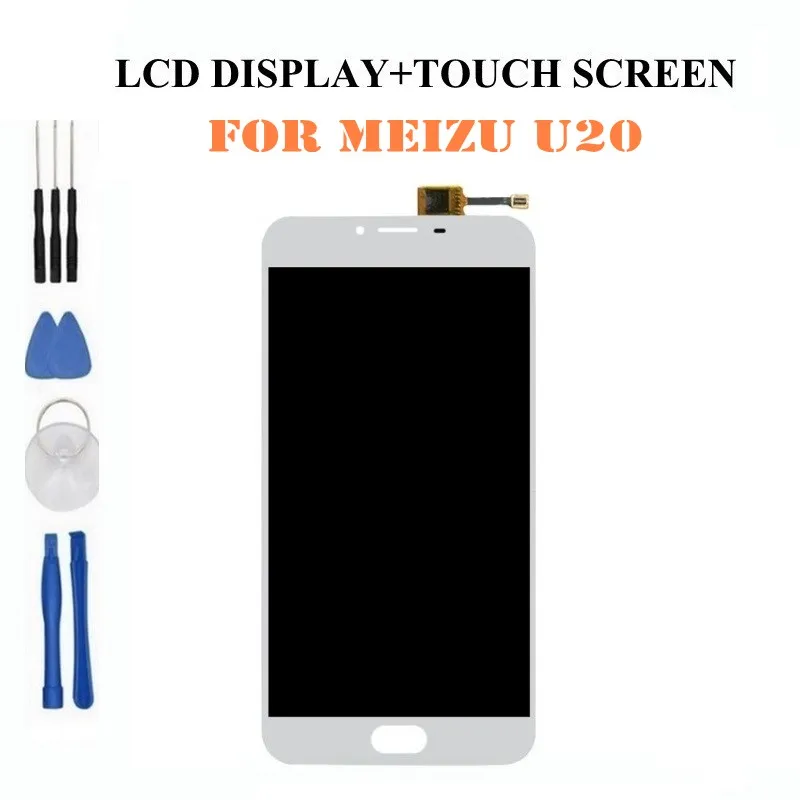 Новинка 100% ЖК дисплей + дигитайзер сенсорный экран в сборе для meizu U20 сотового