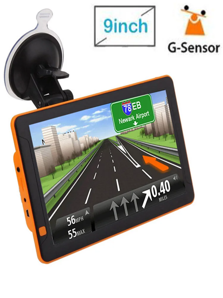 Автомобильный навигатор gps 9 дюймов HD lcd емкостный экран 256 Мб Navitel спутниковая навигация грузовик gps навигатор автомобиль последняя Европа