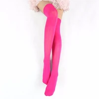 women sexy thigh high stockings warm funny compression stocking white over knee socks velvet collant