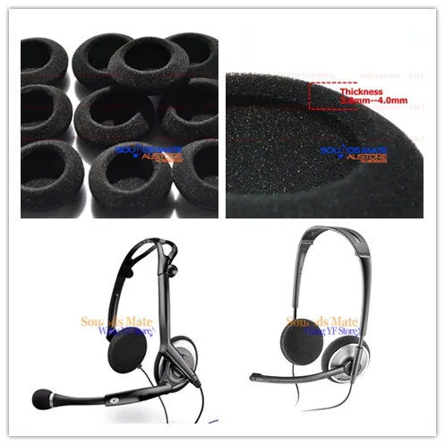 5 пар пенных амбушюров наволочки для наушников Plantronics Audio 470 478 сменные амбушюры с