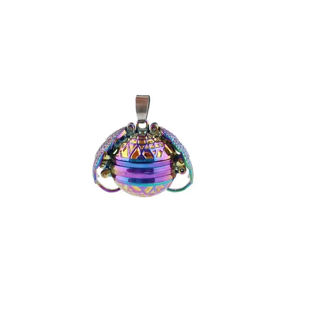 no necklace Открывающийся кулон Многослойные крылья коробка для ароматерапии фото коробка кулон ожерелье эфирное масло диффузор альбом цепочка креативный - Окраска металла: no necklace