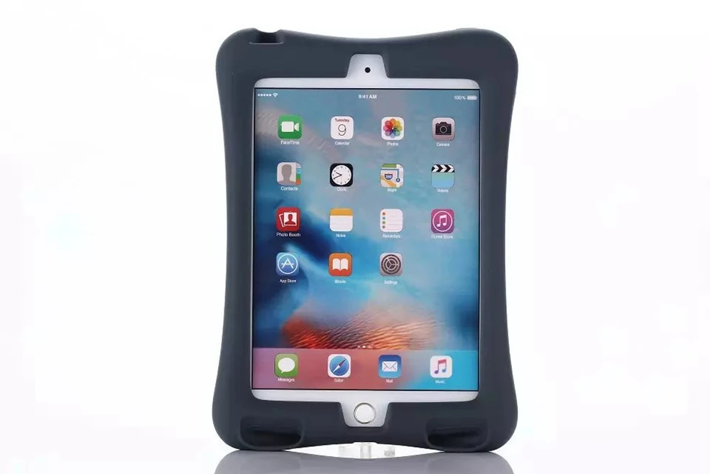 Чехол для Apple iPad mini 4 mini4 A1538 A1550 детская безопасная Противоударная мягкая силиконовая подставка чехол для планшета