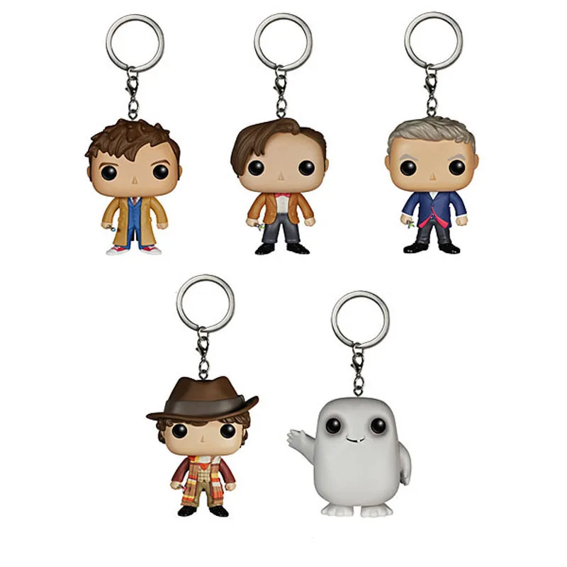POP Doctor Who ADIPOSE TENTH ELEVEN двенадцатый брелок с надписью модель игрушка на кольцо для