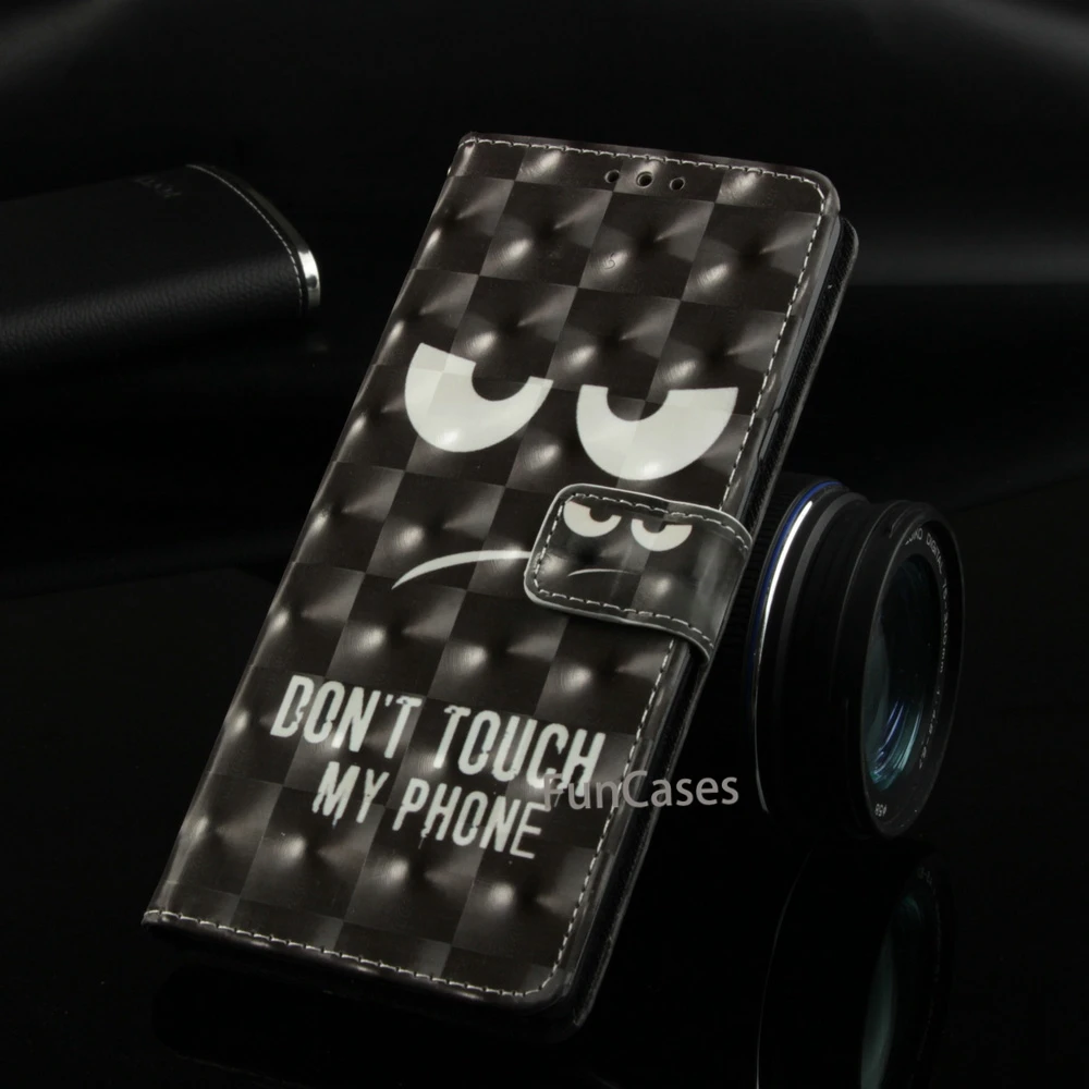 3D модный бумажник для samsung Galaxy S10 Чехол книжка из кожи класса люкс с карты
