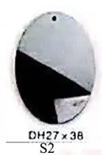S2 Oval 27x38mm Хрустальный замок блестящие большие акриловые зеркальные камни и пришивные стразы для платья плоские зеркальные Стразы для одежды - Цвет: S2 Oval 27x38mm