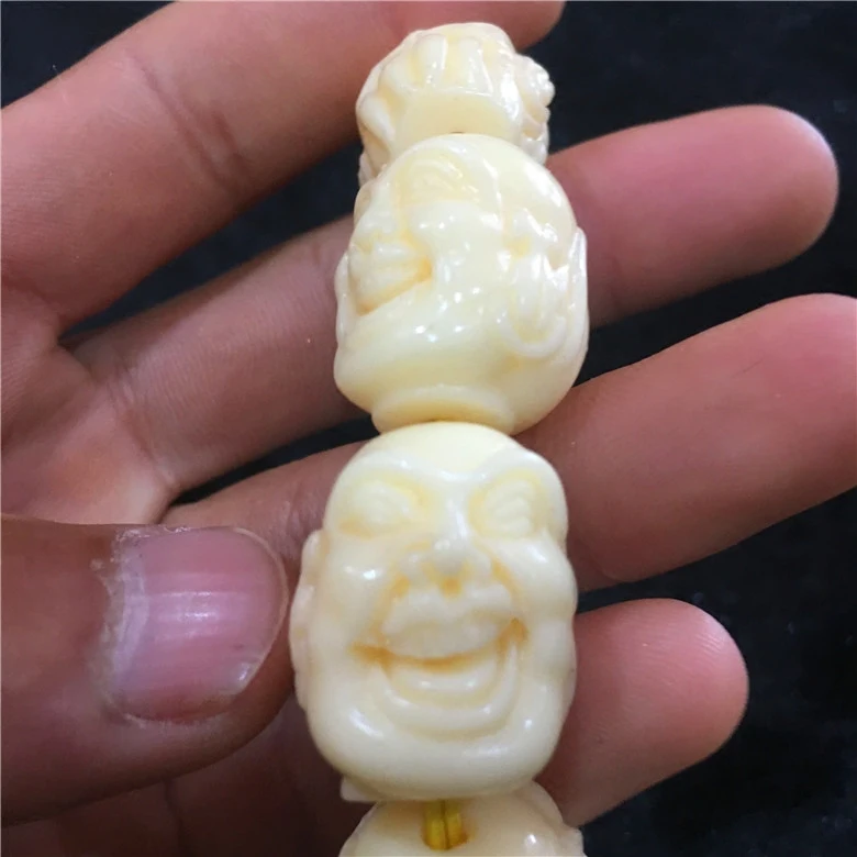 Мужские и мужские браслеты с зубьями гиппопотама ручки со шнурком ролевым вкусом