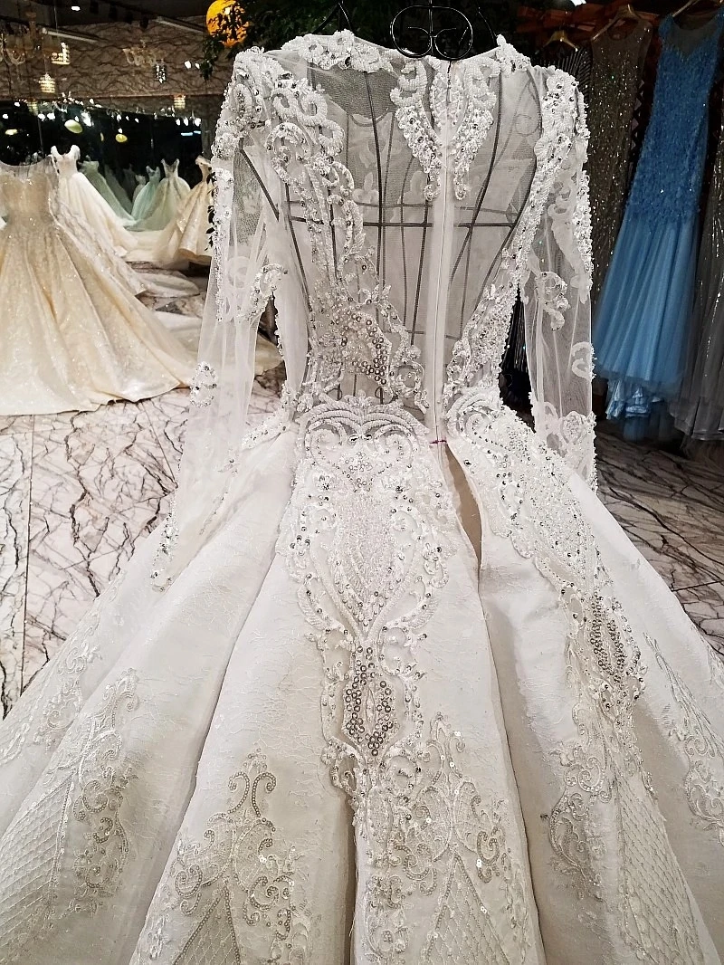 2018 Новое Стильное женское свадебное платье с круглым вырезом на шнуровке корсет