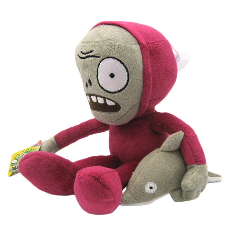 30 см PVZ Растения против Зомби Дельфин всадник плюшевый зомби игрушки куклы Мягкие игрушки подарки для детей