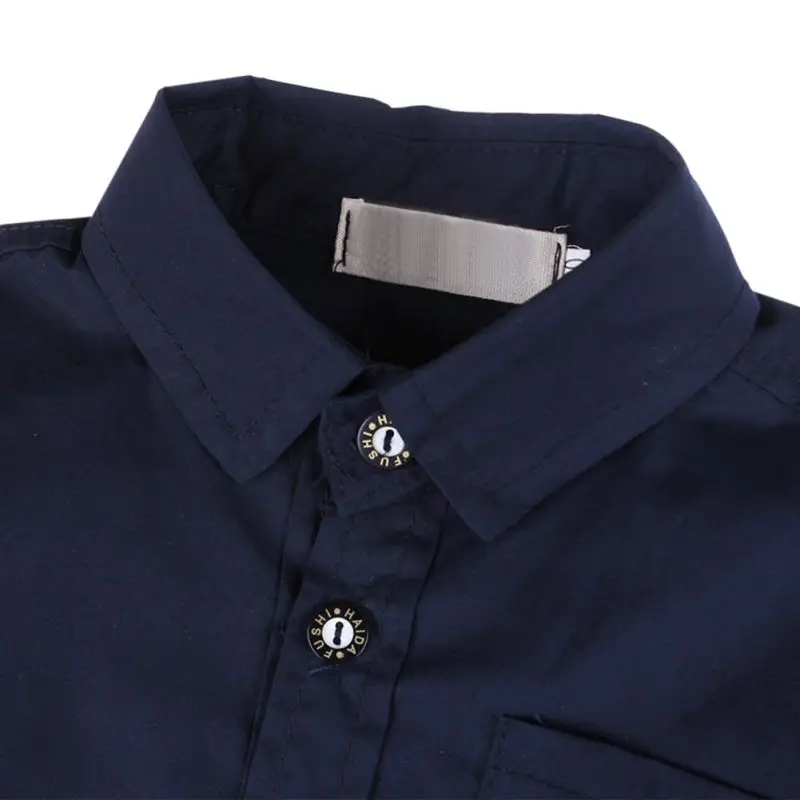 1-6Y Baby Boys Long Sleeve T Shirt Tops+Braces+Trousers 3PCS Fashion Kids Outfits Clothes Set | Детская одежда и обувь