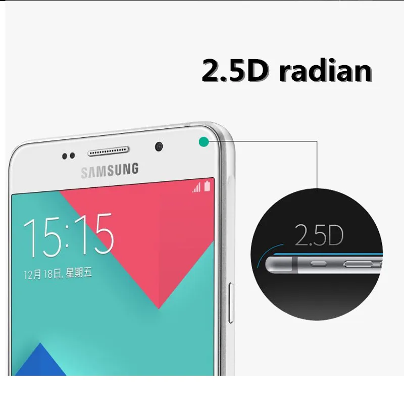 10 шт. защитные стекла Для SamsungGalaxy A3 A5 A7 2016 A52017 G360G530 J1 MINI I9082High прозрачная защитная
