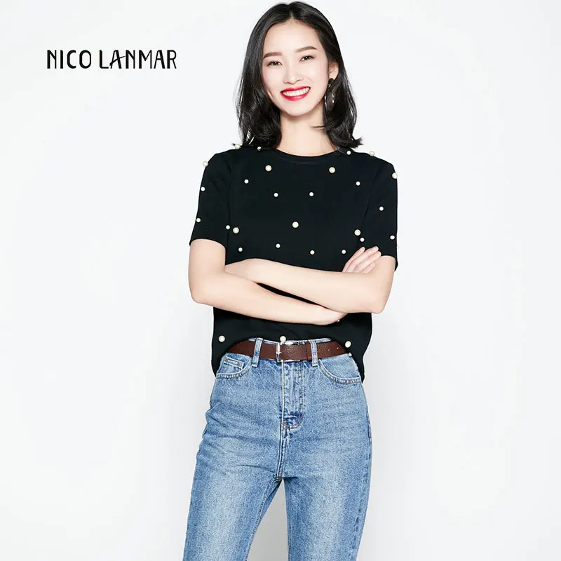 Новинка 2019 модная женская летняя повседневная футболка с коротким рукавом