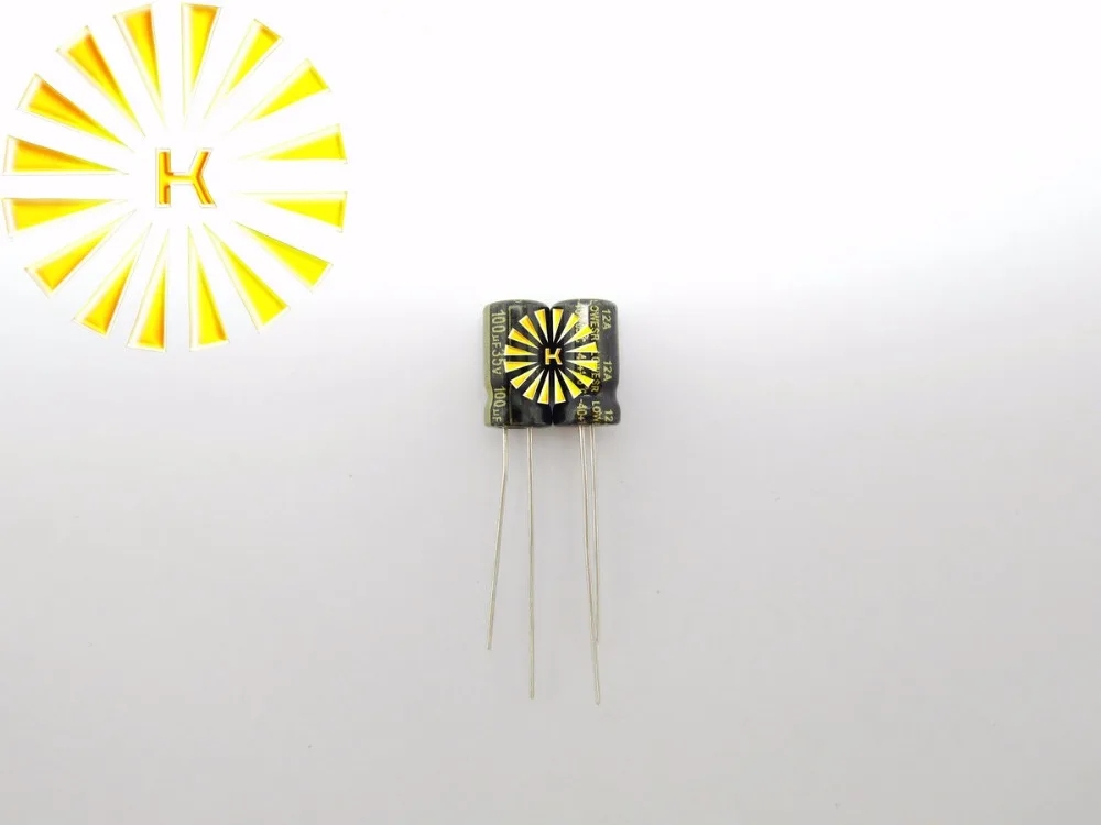 1000 шт. X 100% новый алюминиевый электролитический конденсатор 100 мкФ 35V 6.3X11 LOW ESR |