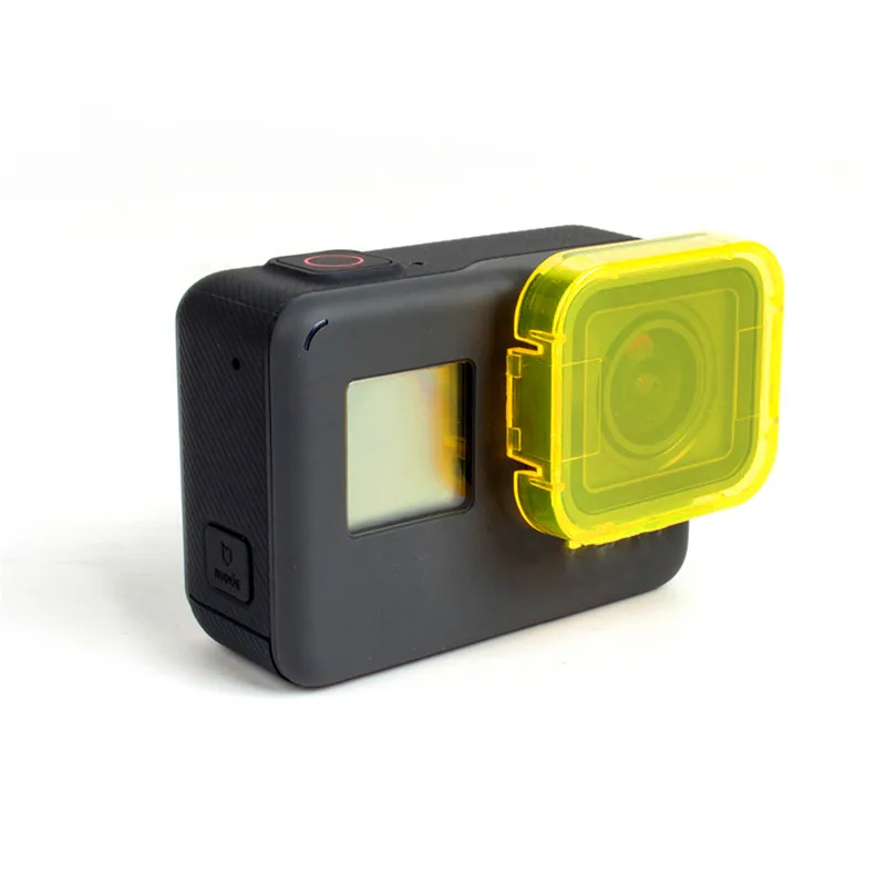 6 цветов фильтр объектива квадратный аксессуары для Gopro Hero 5 Спортивная камера