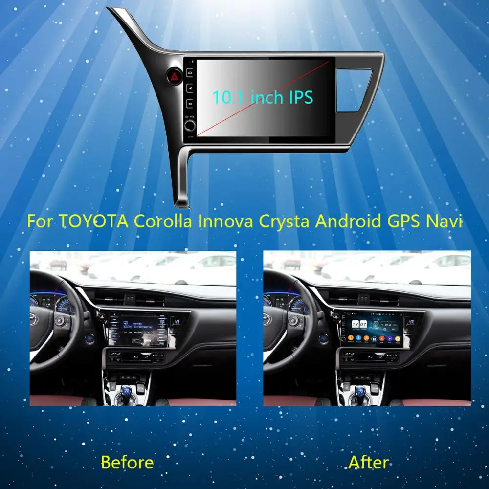 Автомобильный DVD плеер с IPS экраном 10 1 дюйма 8 ядер 4 гб + 64 Android 9 0 GPS мультимедийное