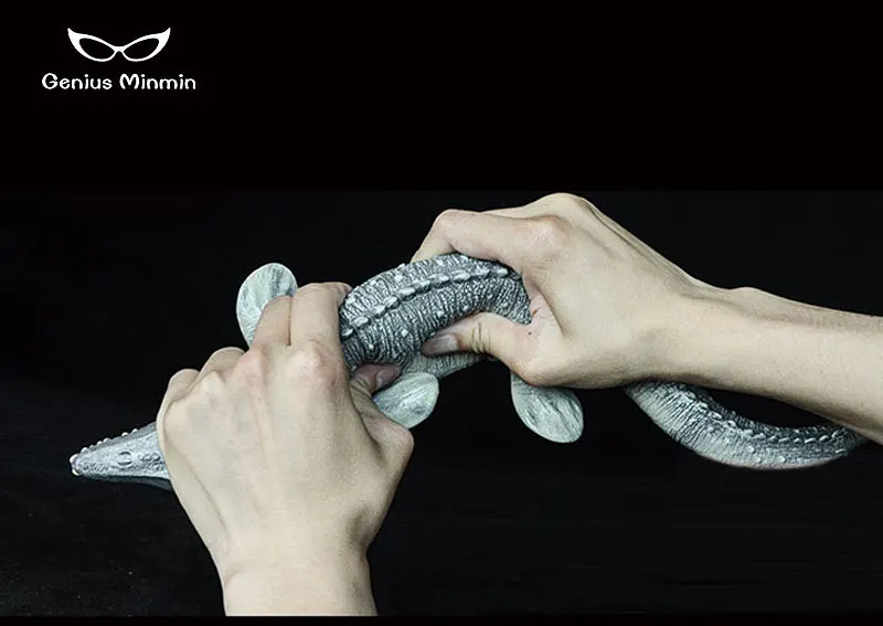 Jurassic большой Mosasaurus динозавр мягкие ПВХ фигурки Модель Коллекция животных Динозавр игрушки для детей