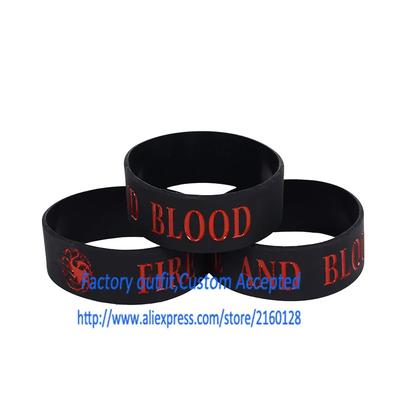 Игра Престолов Огнем и кровью силиконовый браслет | Украшения аксессуары