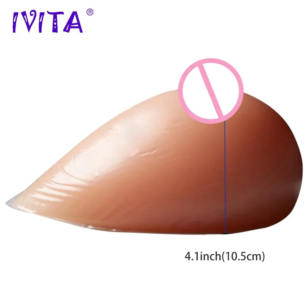 IVITA 2400 г огромный Трансвестит реалистичные силиконовые формы груди для косплея