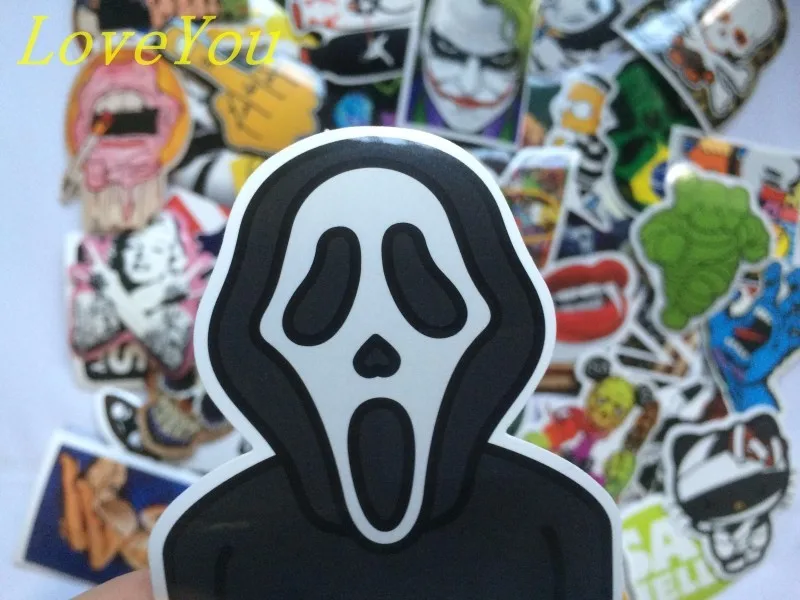 30 шт. / набор случайных музыкальных пленочных виниловых наклеек для скейтборда, гитары, чехла для путешествий, автомобильных наклеек, милых наклеек в стиле моды для мотоциклов и рисунков.