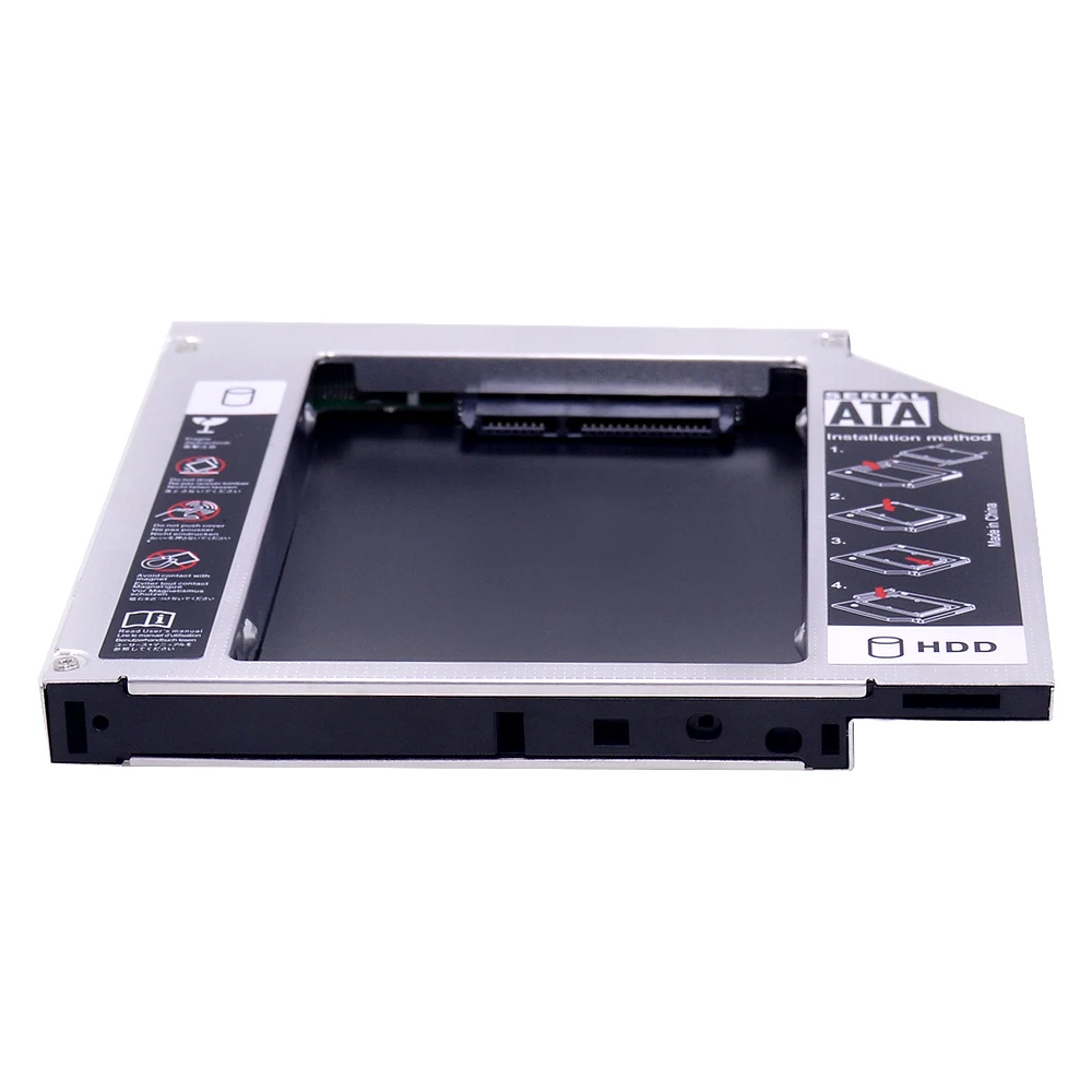CHIPAL алюминиевый PATA IDE для SATA 3,0 2nd HDD Caddy 12,7 мм для 2," 1 T SSD чехол Корпус жесткого диска для ноутбука CD-ROM DVD-ROM