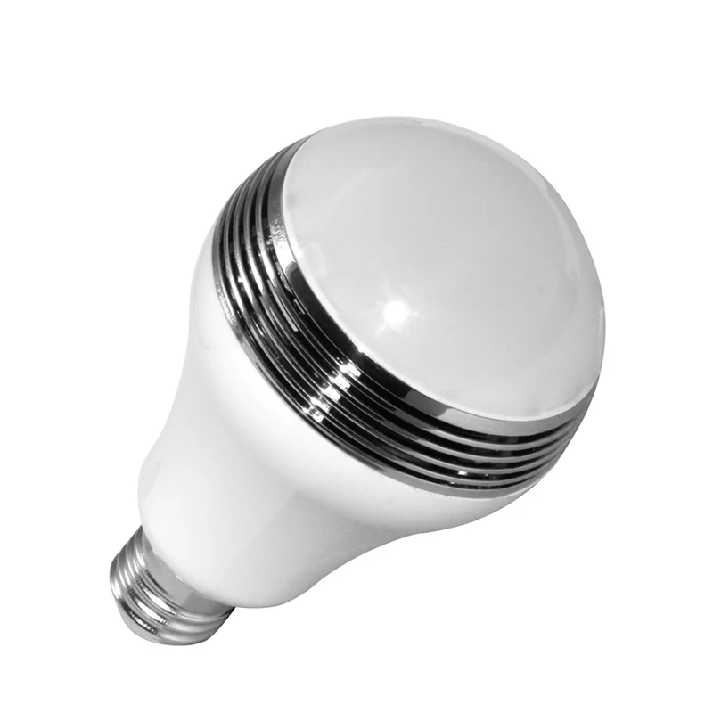 Мода Smart Bluetooth 4.0 E27 RGB Цвета Светодиодные Лампы Беспроводная Акустическая система