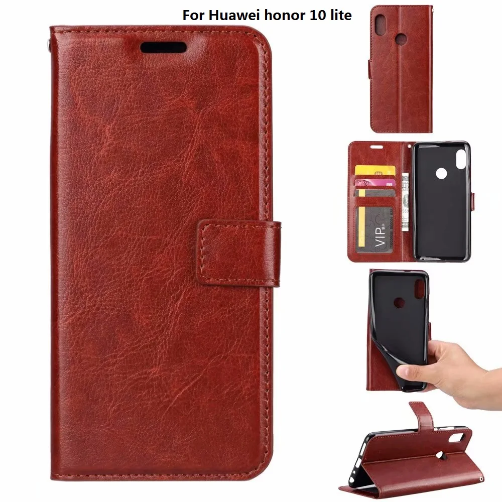 10 шт./лот чехол для Huawei P30 crazy horse кожаный honor 20 pro lite P smart Z plus Y7 Y6 Y5 Plus