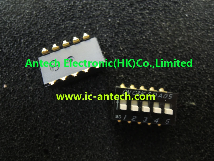 Новый оригинальный SDA05H1SBD переключатель DIP OFF ON SPST 5 поднятый слайд 0.1A 24VDC Чайка