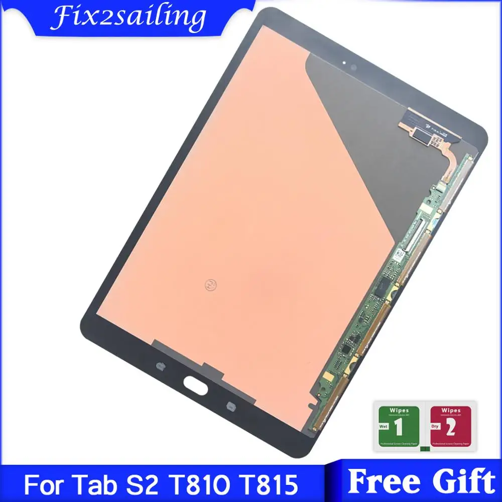 ЖК-дисплей для samsung Galaxy Tab S2 9,7 дюймов T810 T815 T819 T817 ЖК-дисплей кодирующий преобразователь сенсорного экрана в сборе