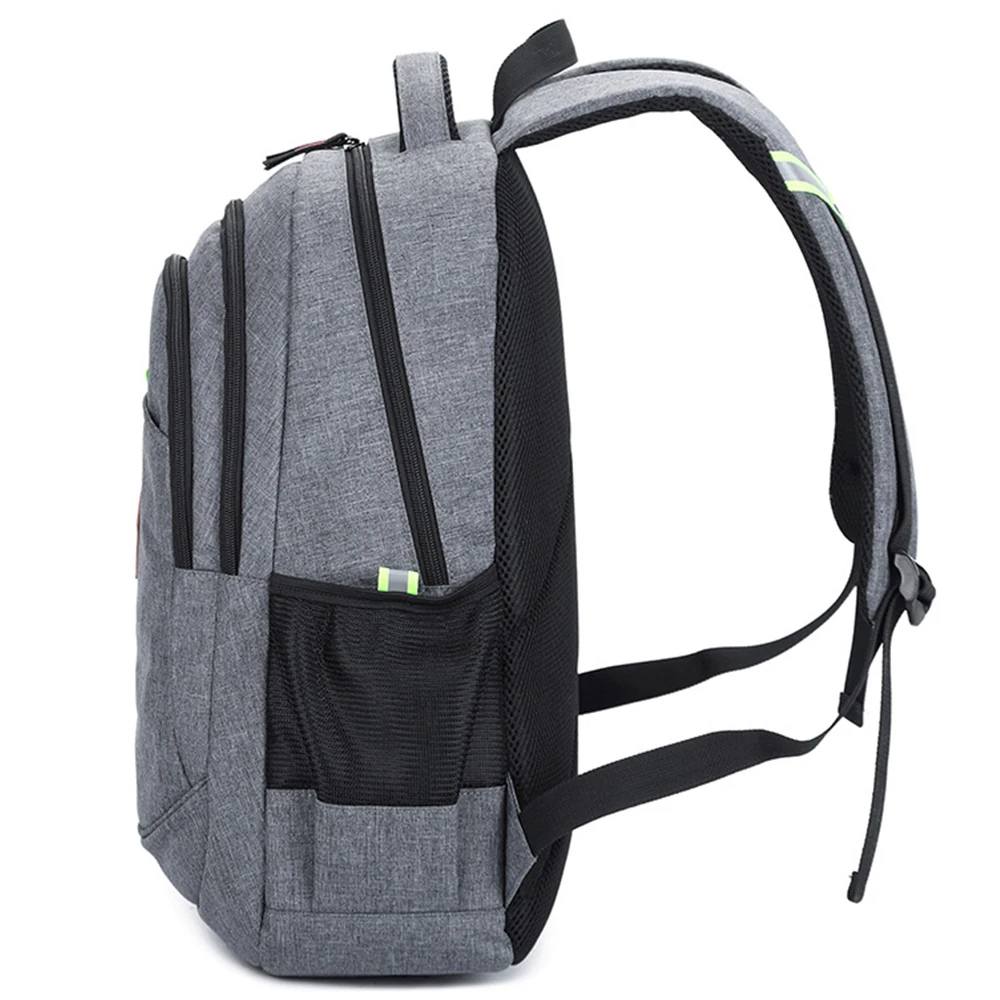 Светоотражающий мужской рюкзак в полоску 15 6-дюймовый водонепроницаемый для