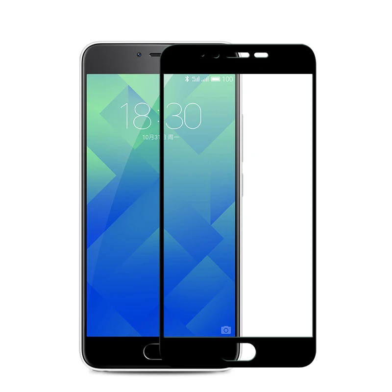 10 шт./лот 3D закаленное стекло для Meizu M5 полное покрытие Защитная пленка экрана