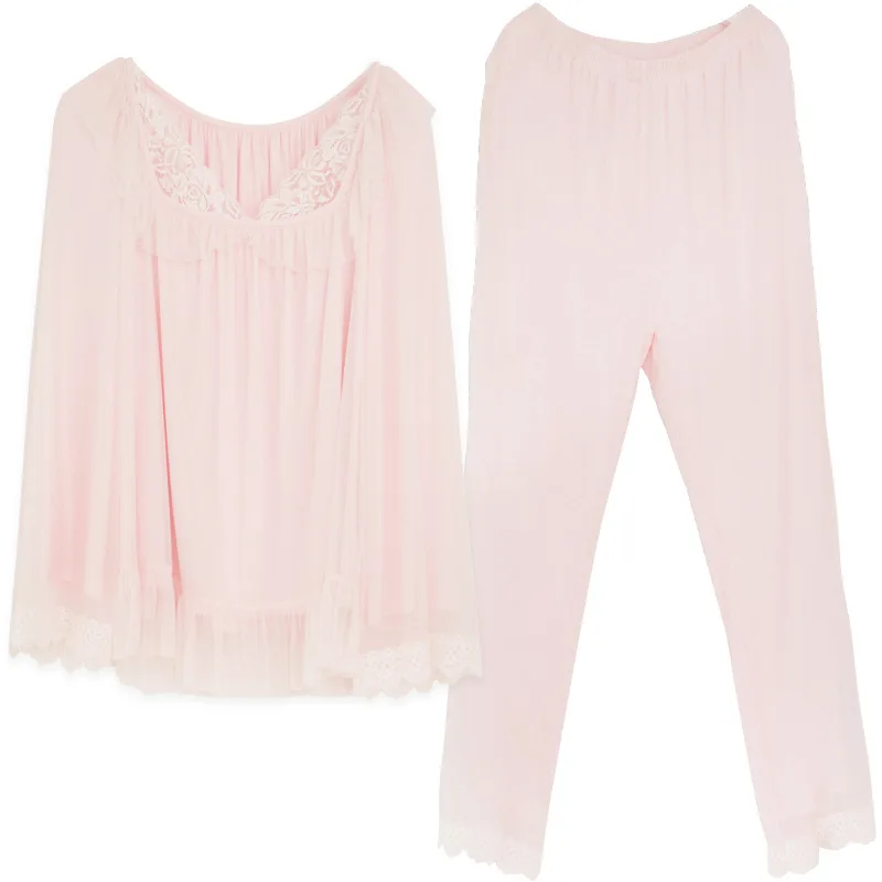 Новое поступление детский пижамный комплект из пряжи и тюля домашней одежды для