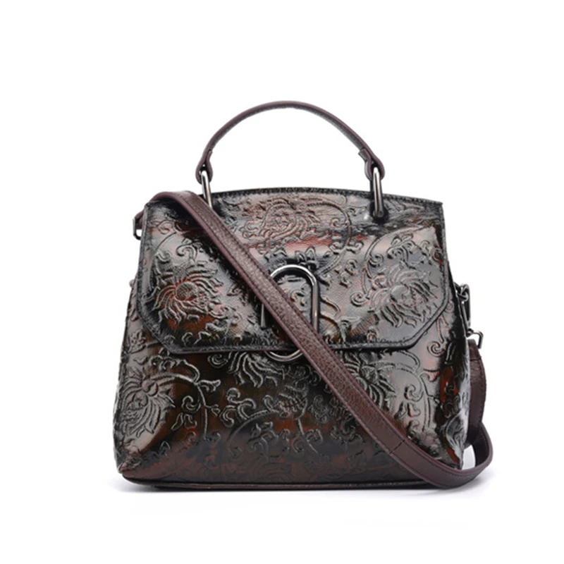 Женская сумка тоут через плечо из натуральной воловьей кожи|top handle bag|tote handbagcross body