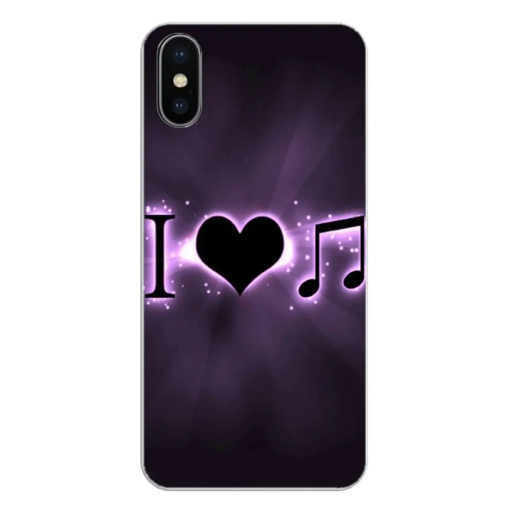 Musical NOTES MUSIC IS LIFE Art Poster Transparent TPU Skin Case For Samsung Galaxy Note 8 9 S9 S10 A8 A9 Star Lite Plus A6S A9S |