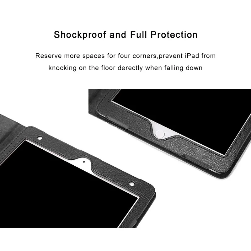 Для ipad 9,7 чехол Фолио Флип из искусственной кожи чехол для Funda ipad Чехол Air 1 Air 2 9,7 подставка карандаш держатель тонкий чехол для планшета