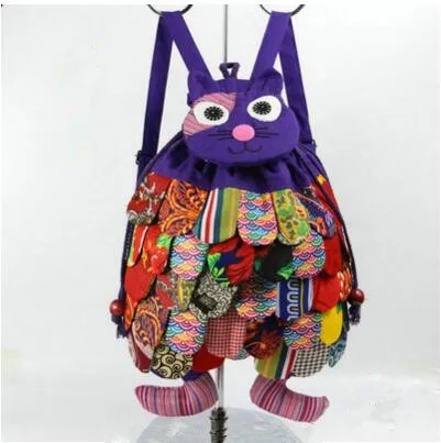 Модные детские рюкзаки с аппликацией в виде животных элегантные тиснением для