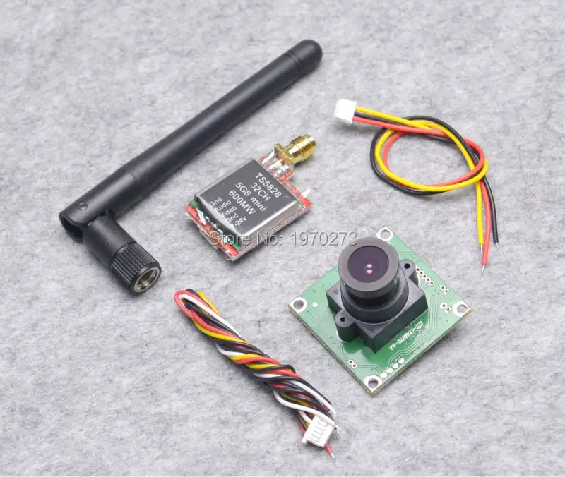 TS5828 5 8G 600mW 48CH беспроводной AV TX передатчик + 700TVL COMS FPV камера для RC квадрокоптера
