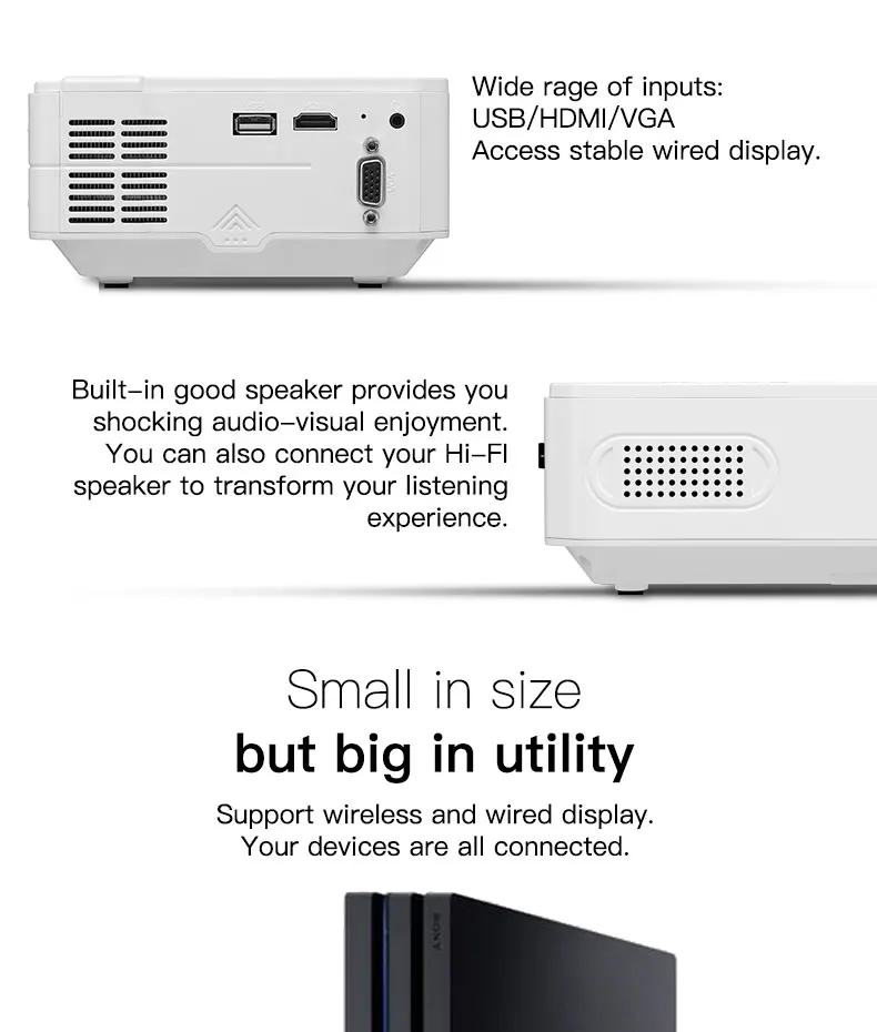 GIGXON G812 светодиодный проектор мини-проектор c WiFi 1080 P 800*480 разрешение домашний кинотеатр Кино игра фильм проектор HDMI USB
