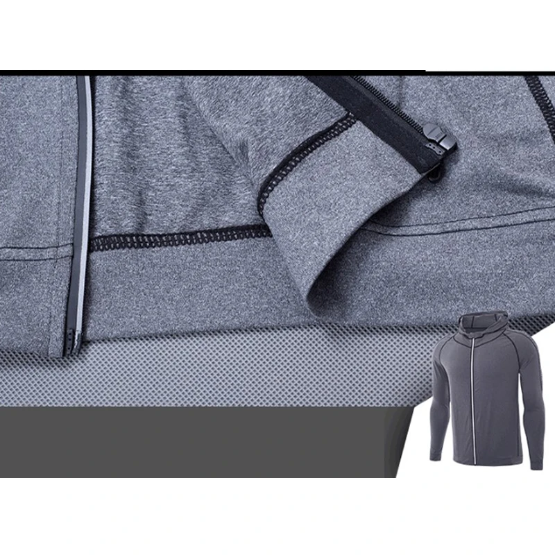 Мужские спортивные толстовки свитер для фитнеса топы тренажерного зала верхняя