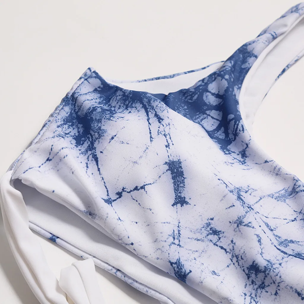 Новинка 2019 женская модная пляжная одежда купальник с разрезом открытыми плечами