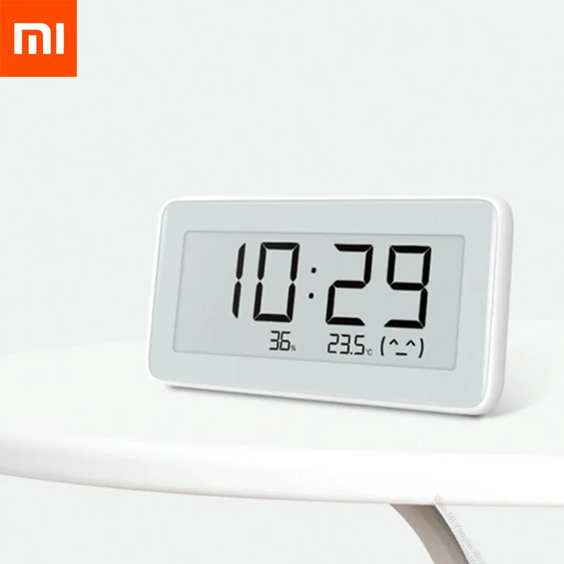 Беспроводные цифровые часы Xiaomi Mijia BT4.0 умные для помещения и улицы гидрометр