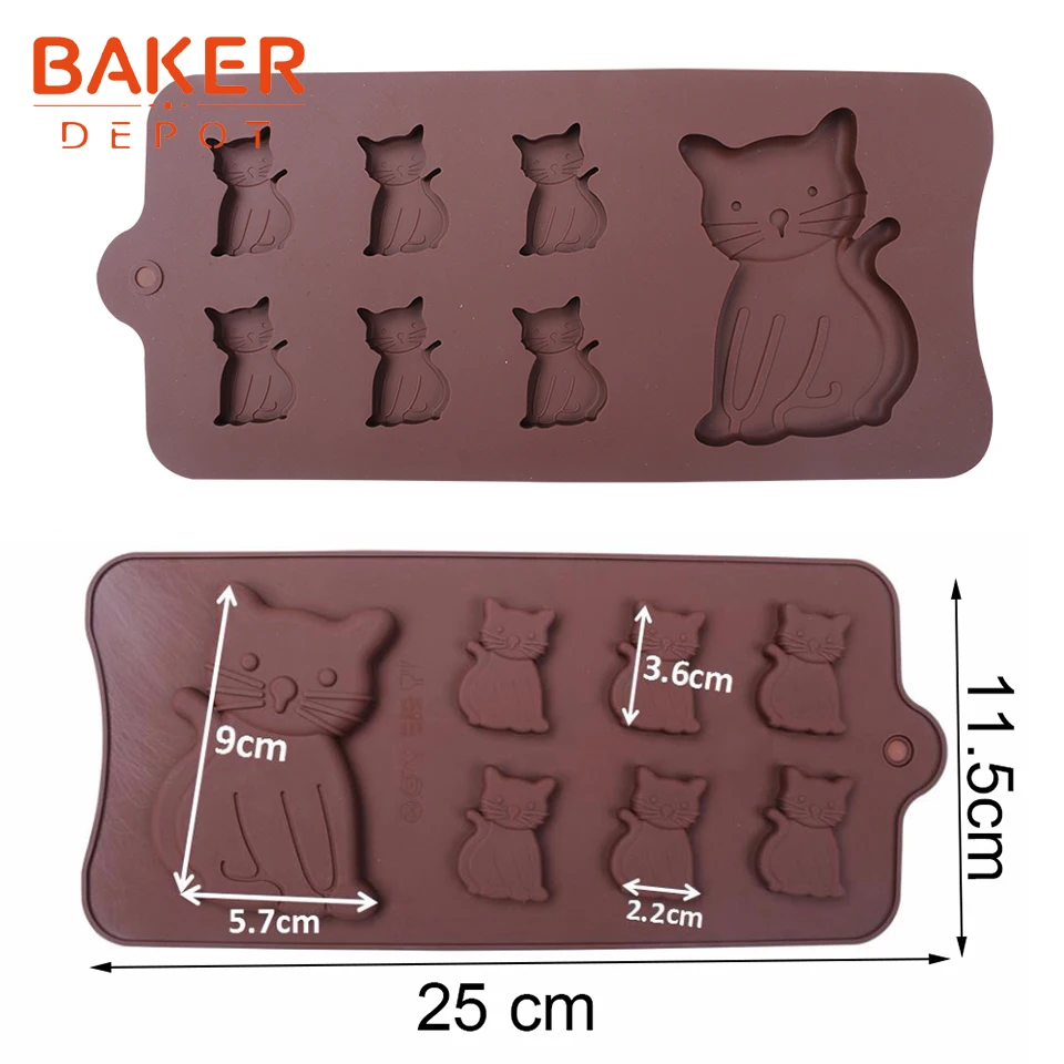 BAKER DEPOT силиконовая шоколадная форма в форме сердца Рождественская елка
