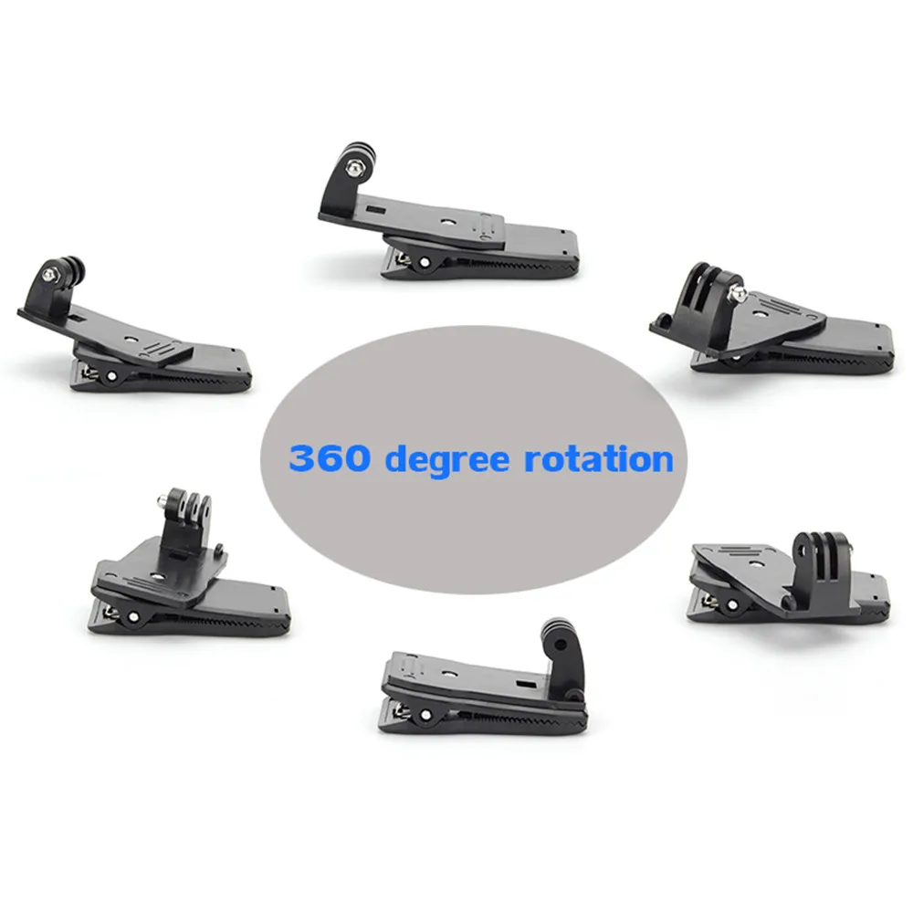 Вращающийся на 360 градусов рюкзак с креплением ремень для GoPro Hero 9/8/7/6/5 Xiaomi Yi SJ4000