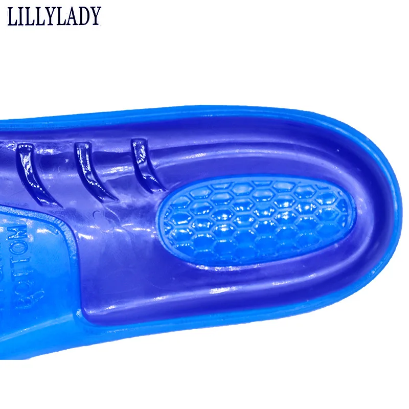 Силиконовые гелевые стельки для ног мужские и женские обуви ортопедическая