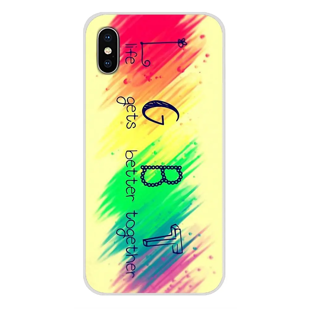 Прозрачный чехол из ТПУ для геев лесбиянок ЛГБТ Радуга фестиваль прайд искусство