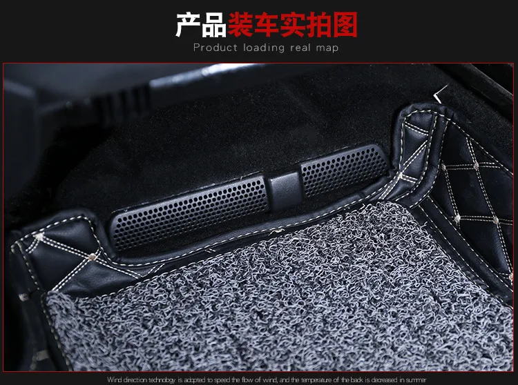 2PCS Car Air Outlet Cover For Skoda Karoq Kodiaq 2016 2017 2018 Back Seat Under Rear Conditioning Vent Net | Автомобили и