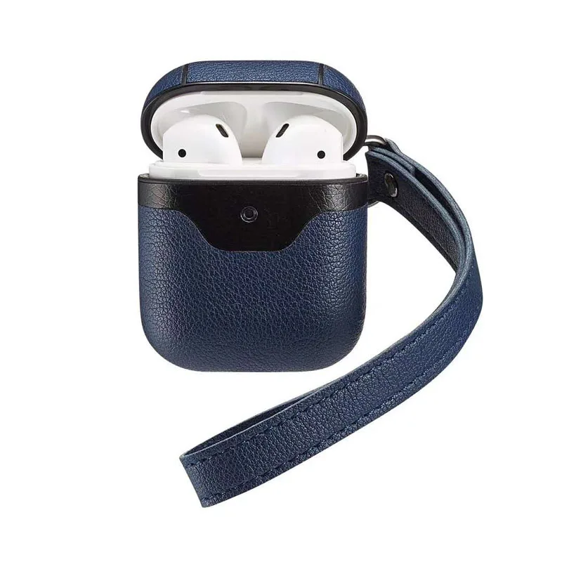 Для Airpods крышка Apple Беспроводная bluetooth-гарнитура зарядная крышка Защитная, крышка Airpods 2 cortex кожаная сумка