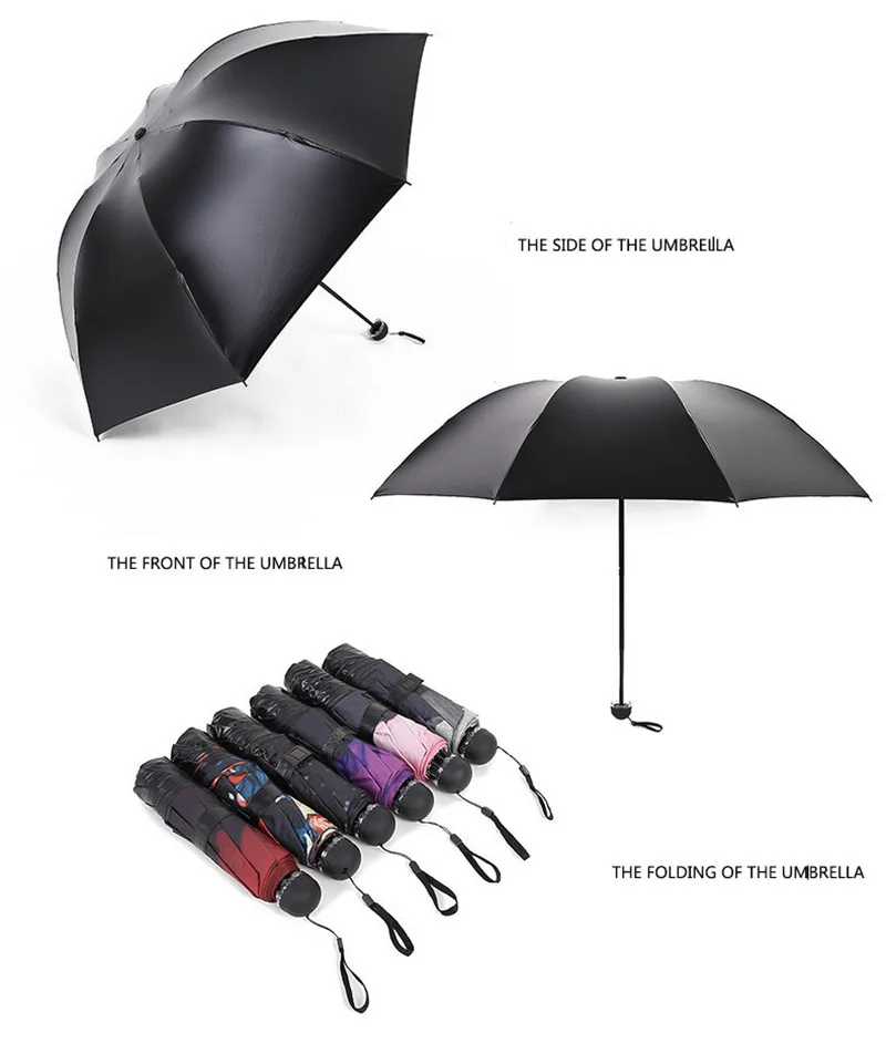 Женский Свадебный зонт от дождя креативный солнца и УФ лучей Складывающийся с 3D