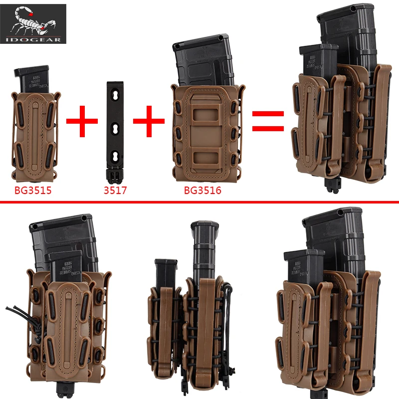 IDOGEAR американские армейские сумки для магазинов военные Fastmag Зажим ремня