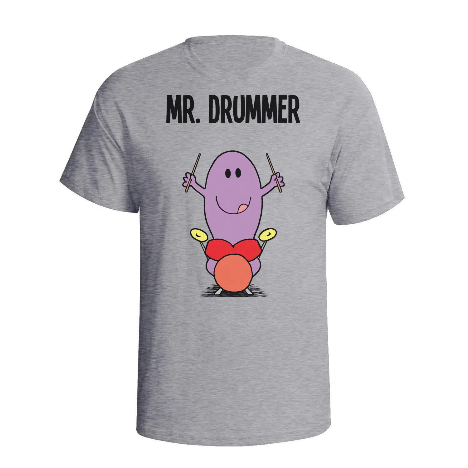 Mr Drummer барабаны Мужская футболка Рождественский подарок для отцов День рождения