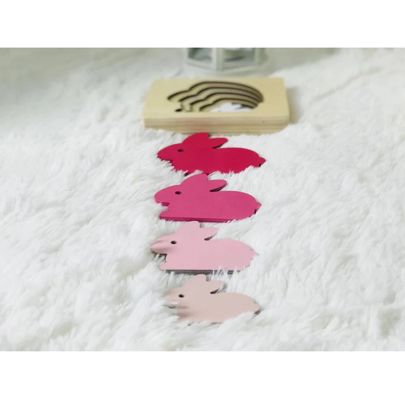 Деревянные игрушки головоломки Многослойные животное Multi imensional 3d раннего