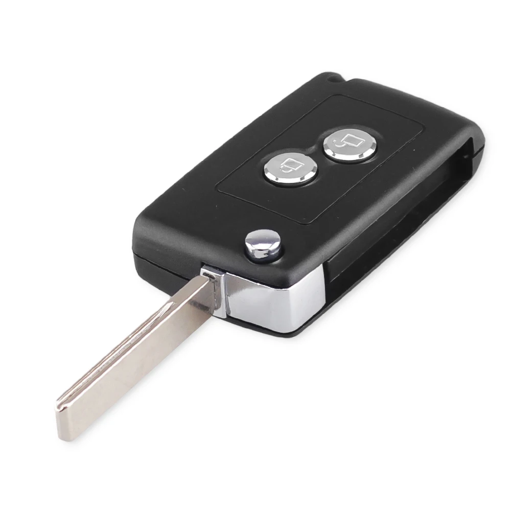 Запасной модифицированный 2-кнопочный чехол-брелок KEYYOU для Citroen C2 C3 Peugeot 206 306 HU83 Blade